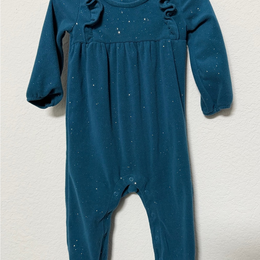 Carter's Blue Long Sleeve Footie